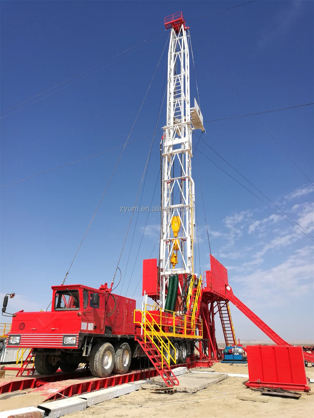 Truck-mounted Drilling Rig Xj450 Drilling Factory Price And Workover ...