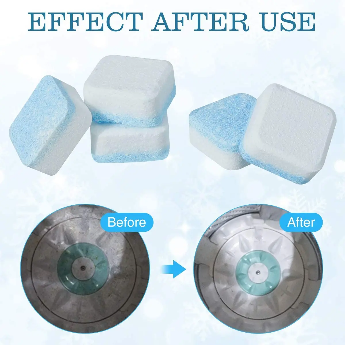 HelloWorld NATRUTH Effervescent Tablets Deep Cleaning Soap Washing Machine Cleaner 30 Tablet
