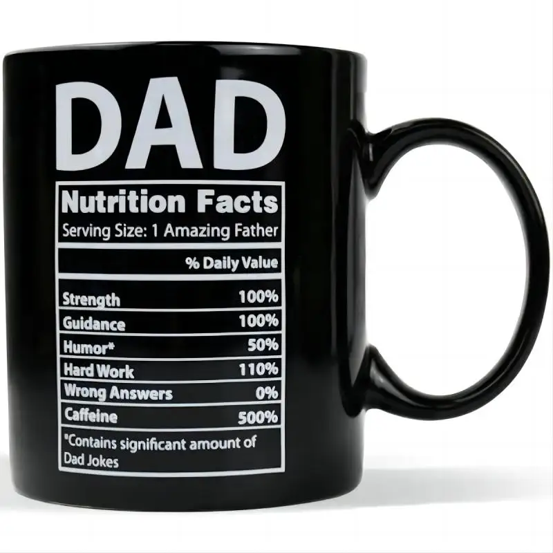 Mug Porcelain Coffee Cup Dad Gifts Fathers Day Gift 2023 Ceramic Novelty Mugs HANDGRIP Presents Drinking Customized Packing