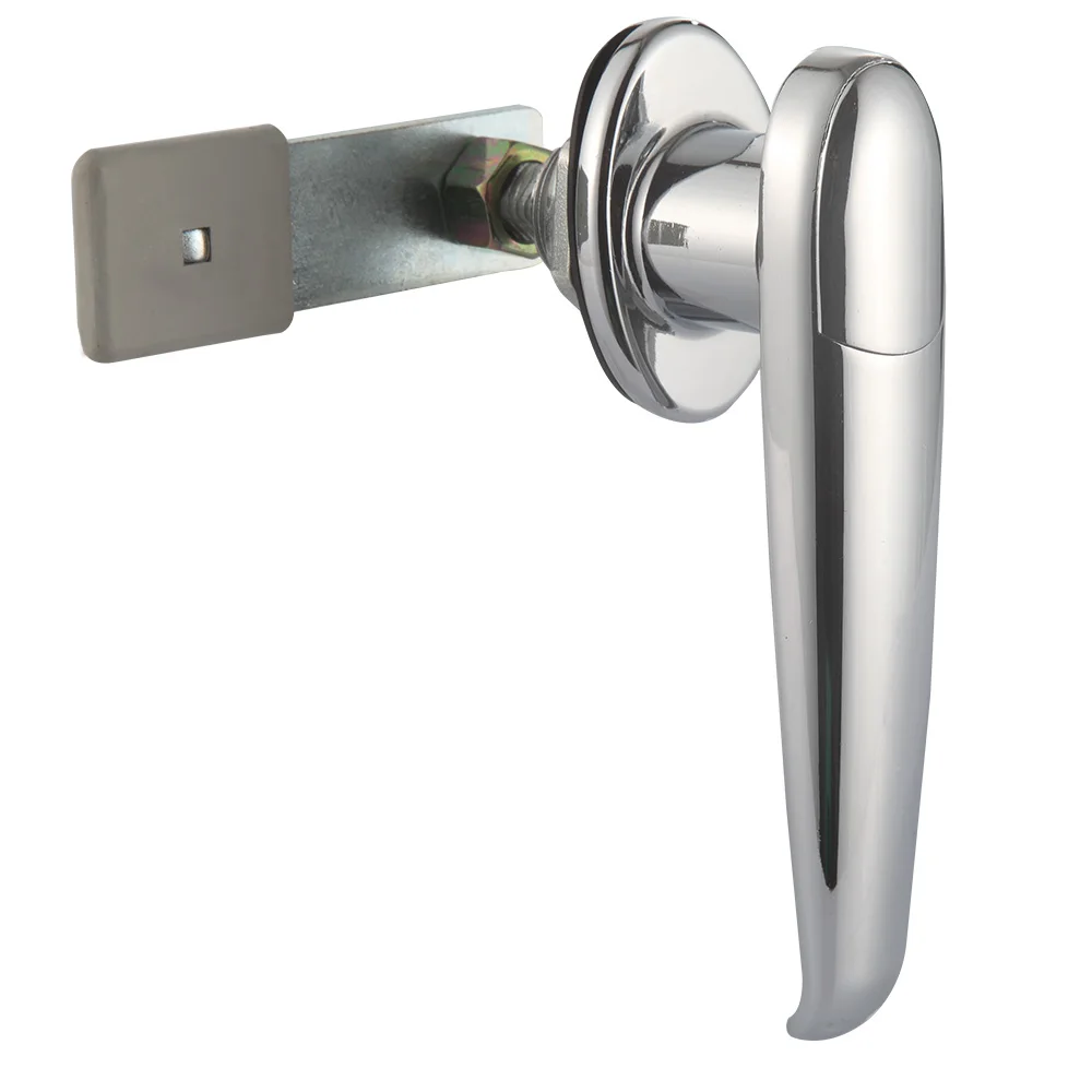 Factory Price Zinc Alloy Base Lock Industrial Metal Cabinet Door L Handle Lock Garage Door Lock supplier