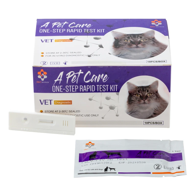 Veterinary Testing Kits Fipv Cat Feline Infectious Peritonitis Test Kit