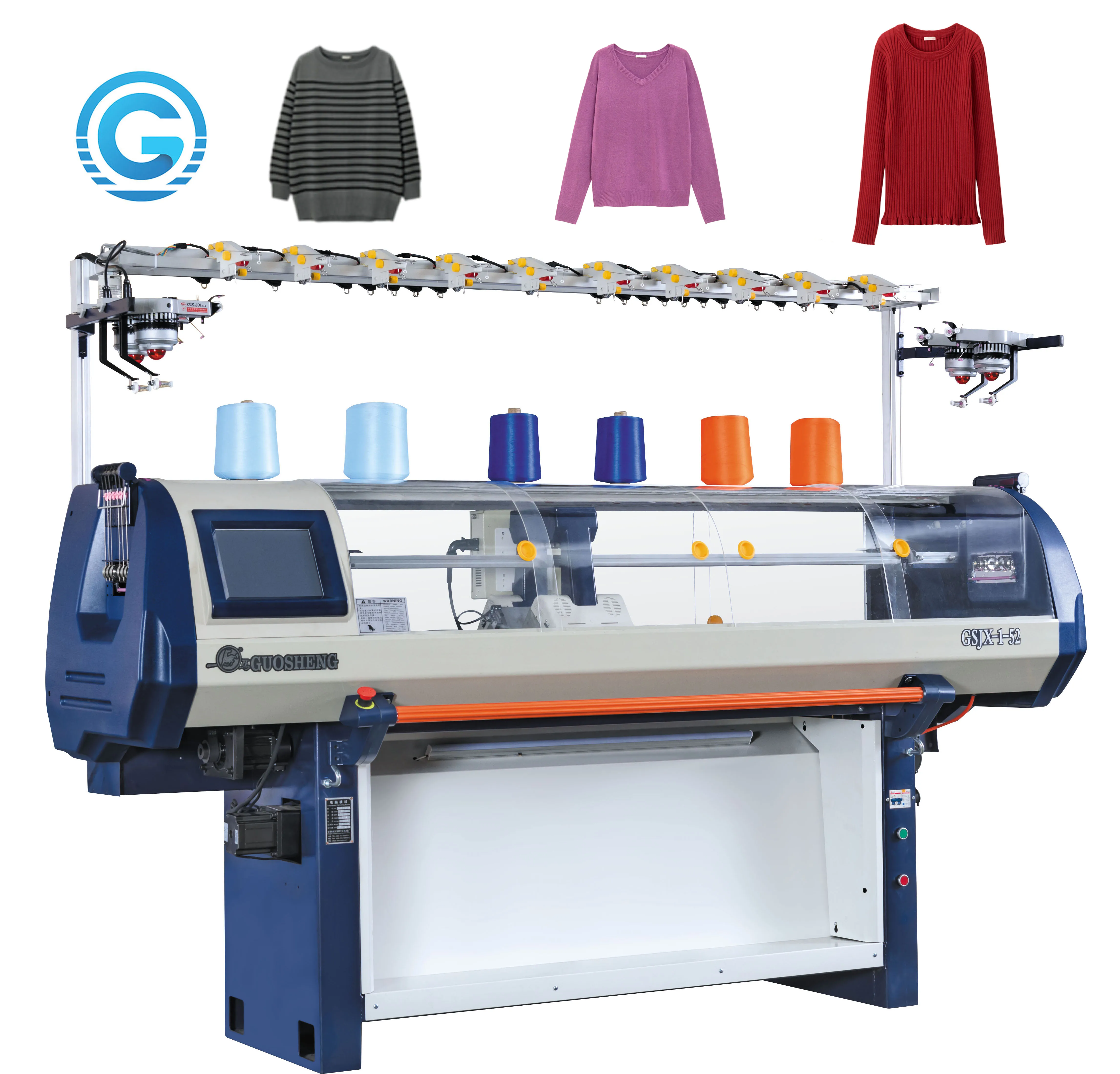 High Speed Fully Automatic Sweater Flat Knitting Machine for Cardigan