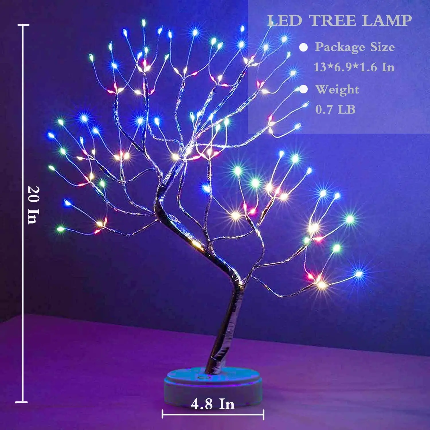 Led Copper Wire Shimmer Tree Light 108 Led 36 Led Pearl Battery Usb