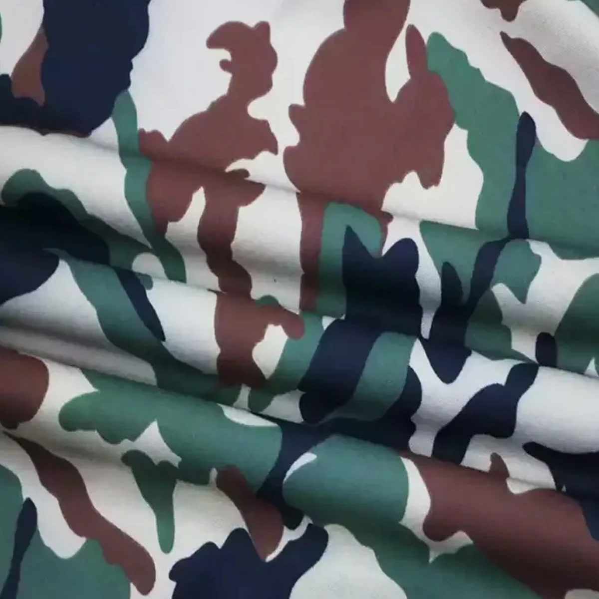 Фабричная Полиэстеровая хлопковая полиэфирная непальская камуфляжная ткань для