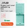 Green 250pcs/box square hole