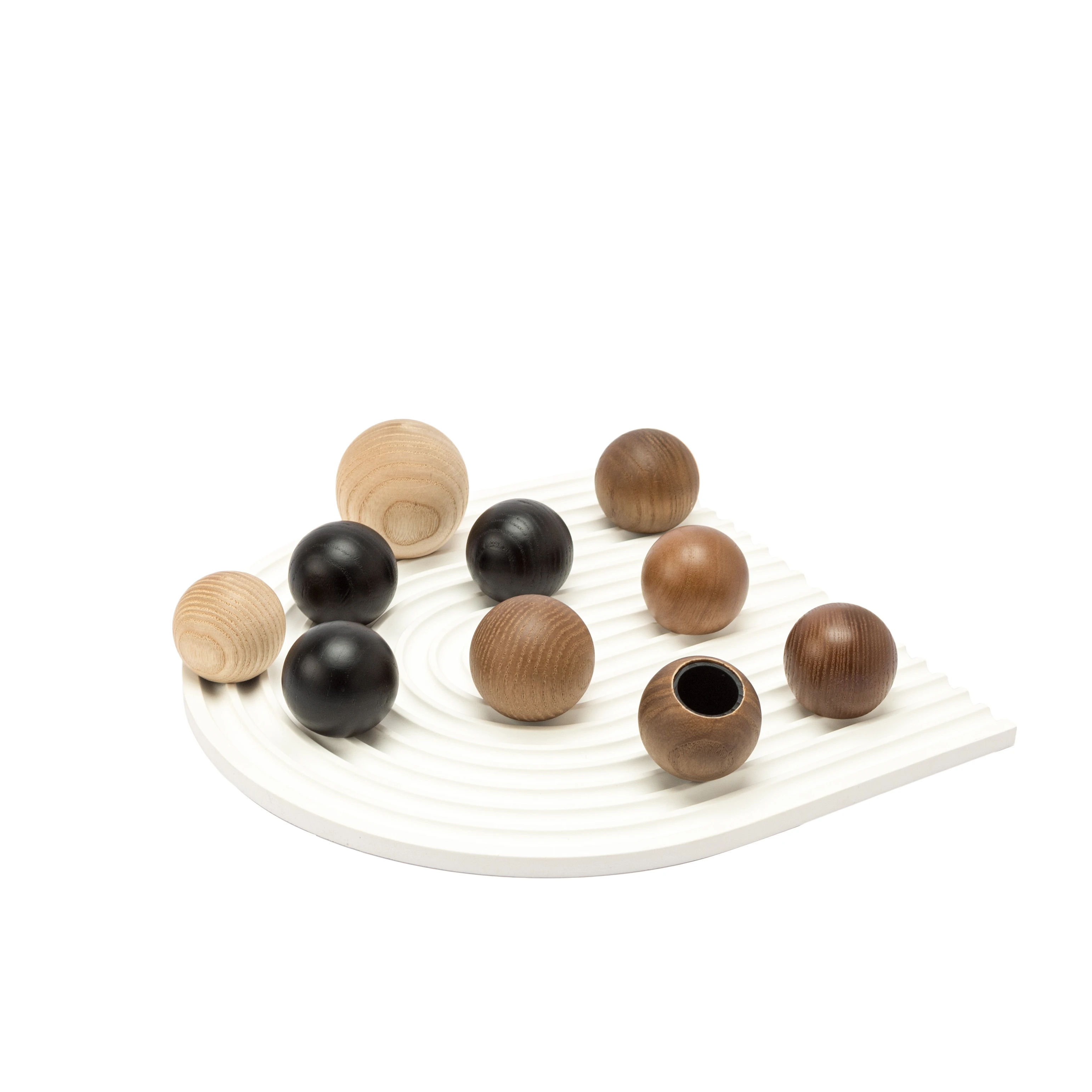 Custom Natual Wood 18mm Trapezoid Perfume Bottle Cap Ball Shape With