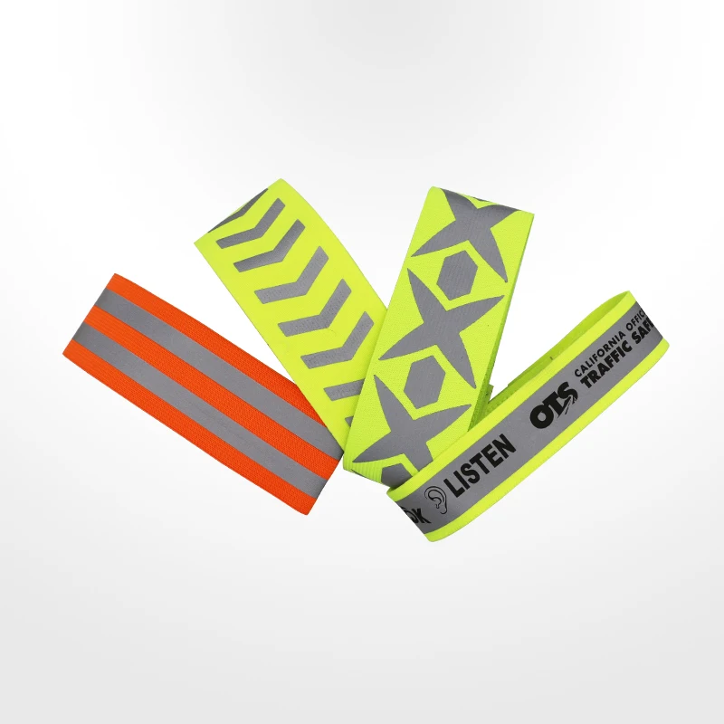 Reflective Bands Reflector Running Gear Adjustable Reflective Armband Arm Wrist Ankle Leg Band