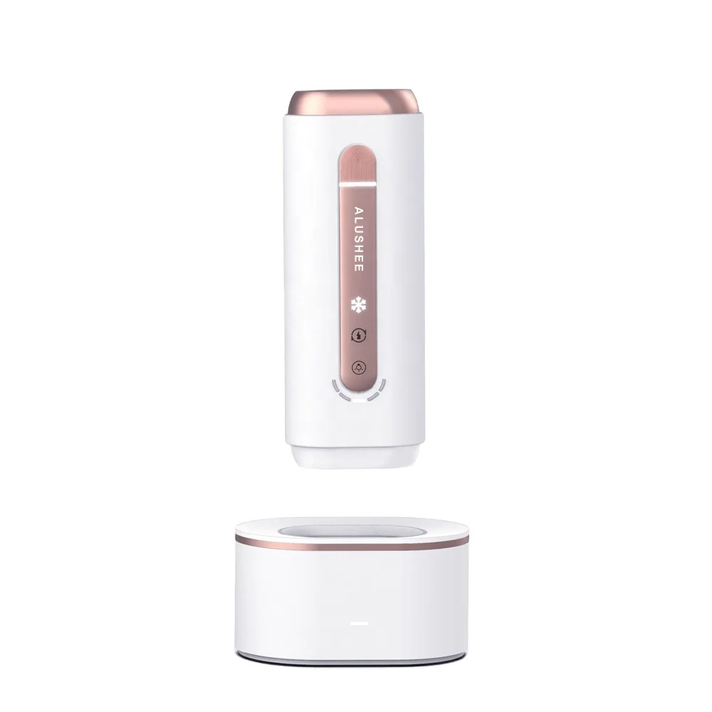 ALUSHEE AP31 Portable Rechargeable Wireless IPL Hair Removal Device Home Use Laser Hair Removal Epilator with Sterilization Lamp