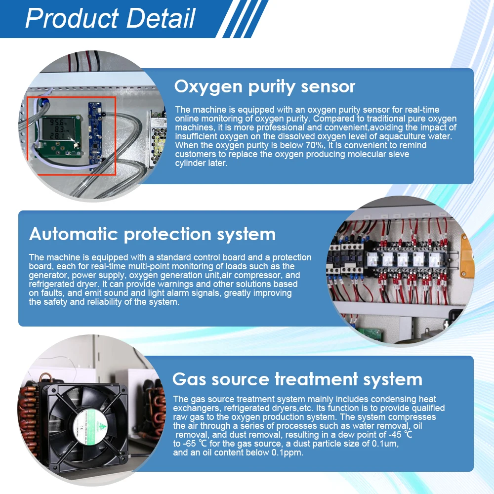 JUMOZONE Nano Bubble Oxygen Generator for Aquaculture Fish Shrimp Pond Ozone Generator
