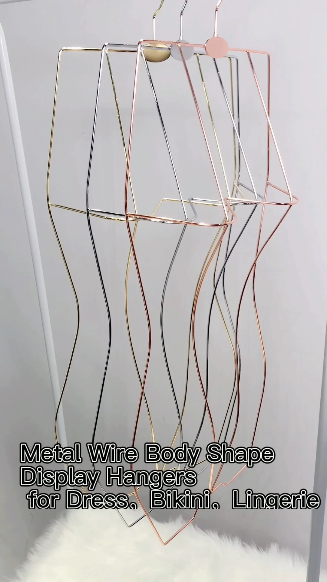 Metal Mannequin Female Shape Display Hangers For Bikini Lingerie Ladies ...