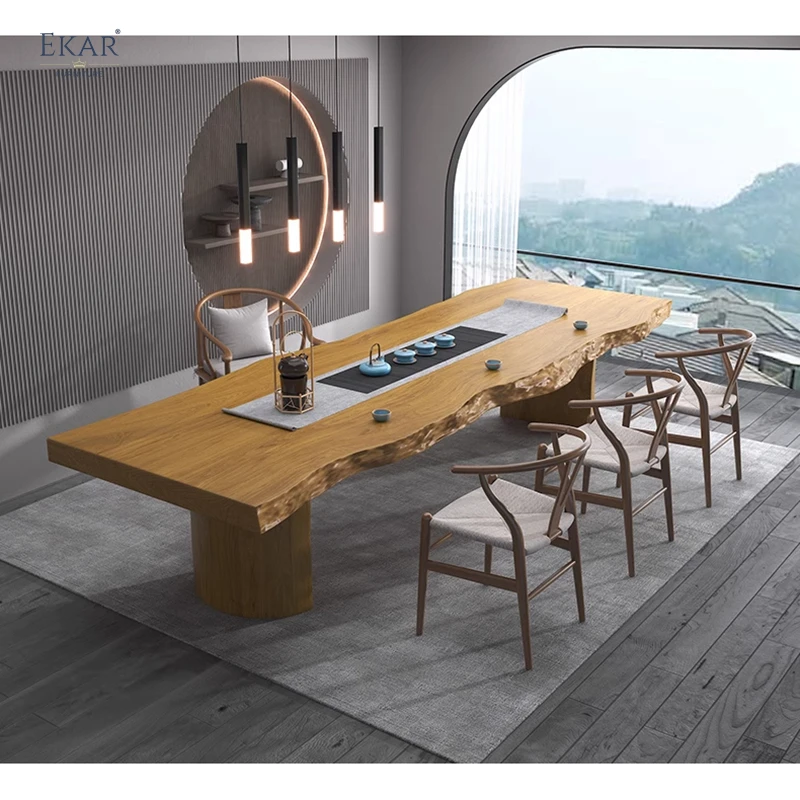 product elegant solid wood tea table   timeless natural finish-60