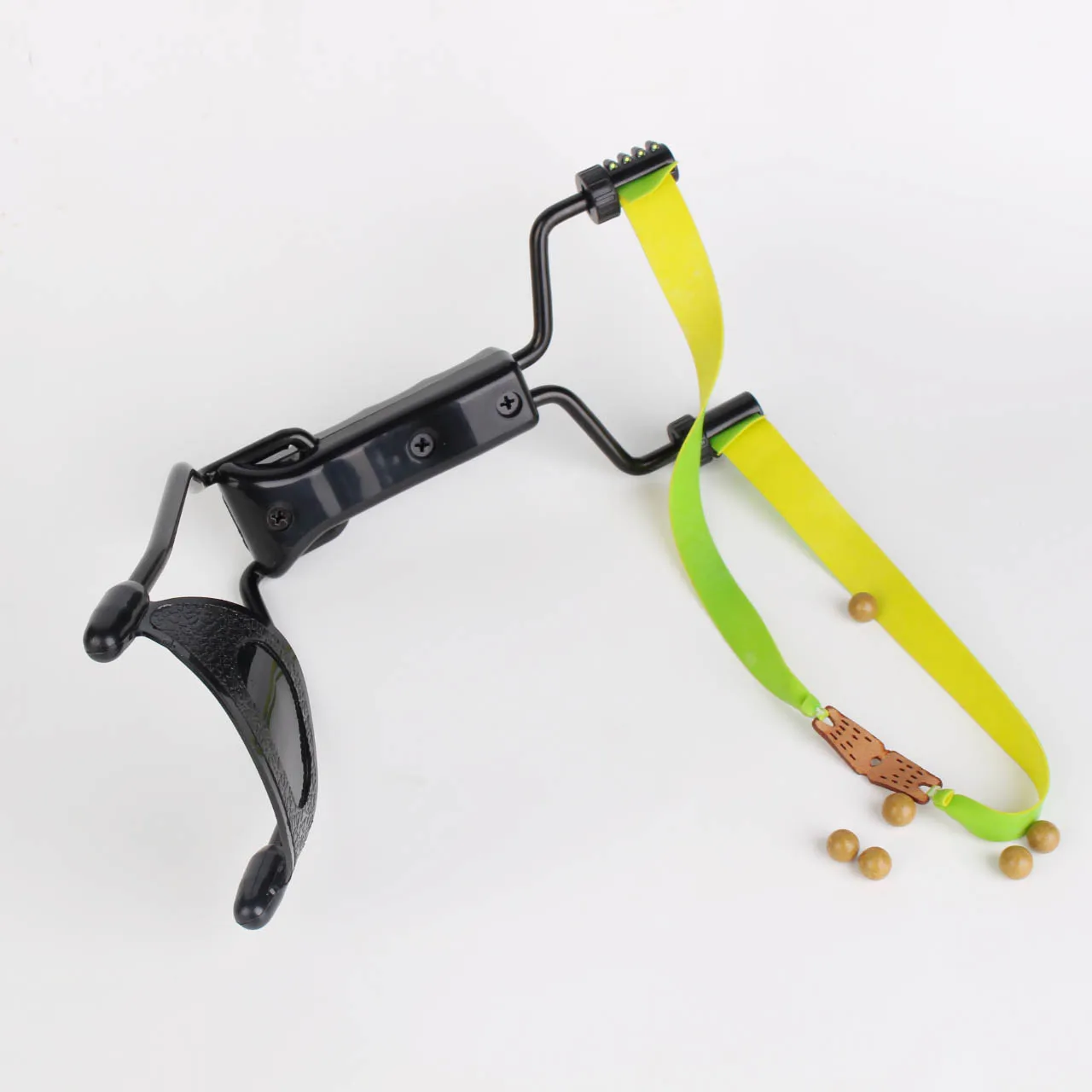 Chinese Slingshot Shooting Slingshot Outdoor Hunting Flat Rubber Bands Wrist Support Deluxe Folding Sling Shot