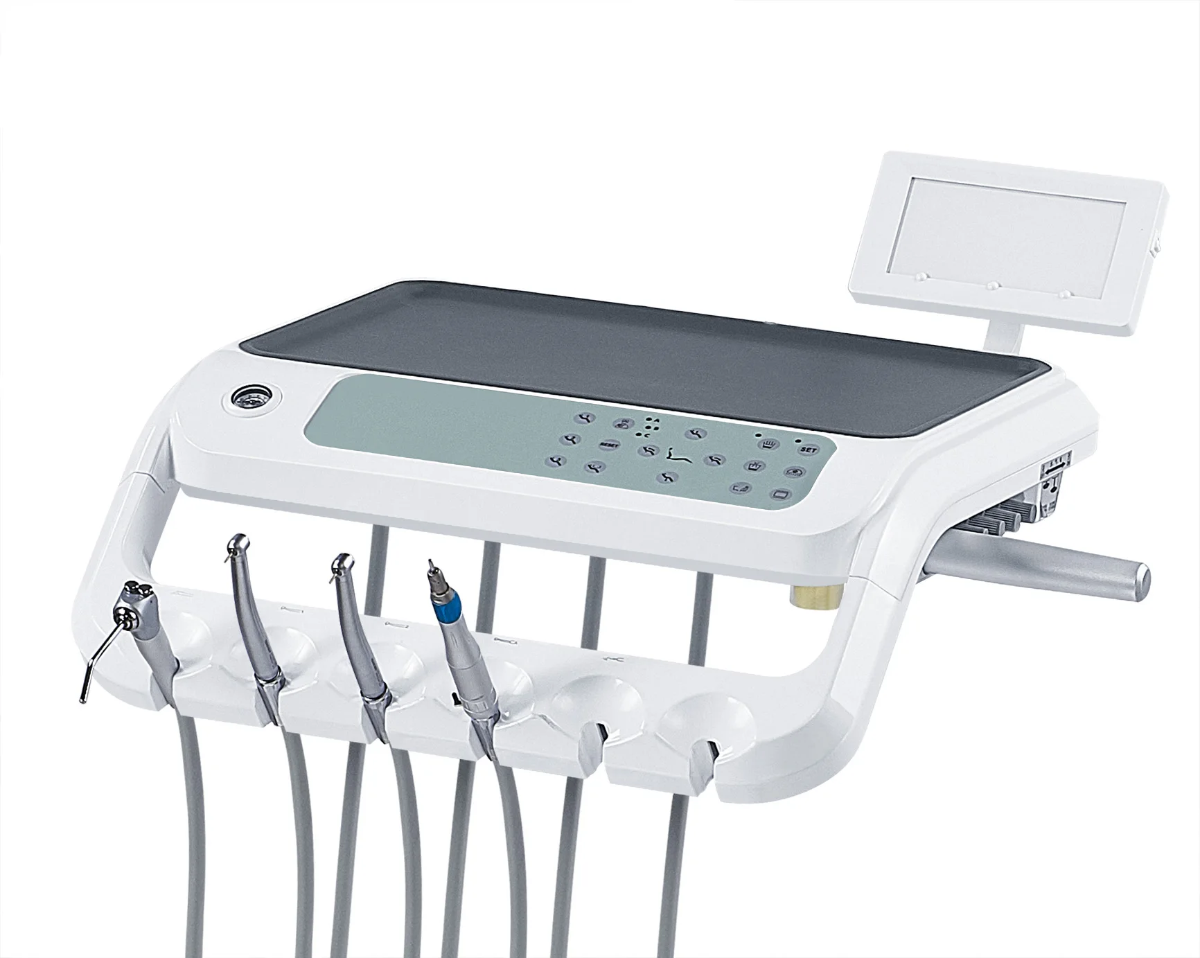 GD-S800 Electric Dental Unit with Disinfection Handpiece Pipelines and Soft Lifting System Safety Features Included