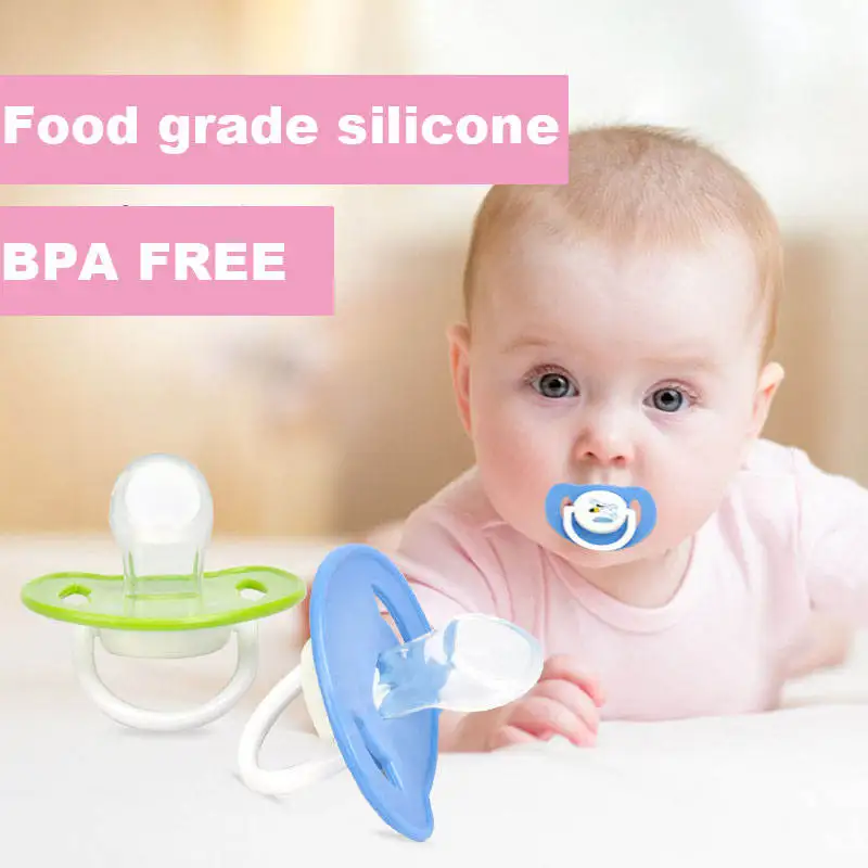 2023 Oem/odm Factory Supply Baby Pacifier Silicone Holder Chain Bib