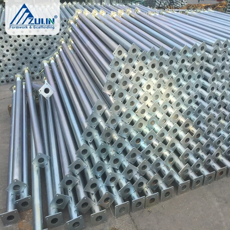 ZULIN Traditional Aluminium Construction Formwork Galvanized Light Ladder Scaffold Pipe SGS Certified Various Sizes Thicknesses