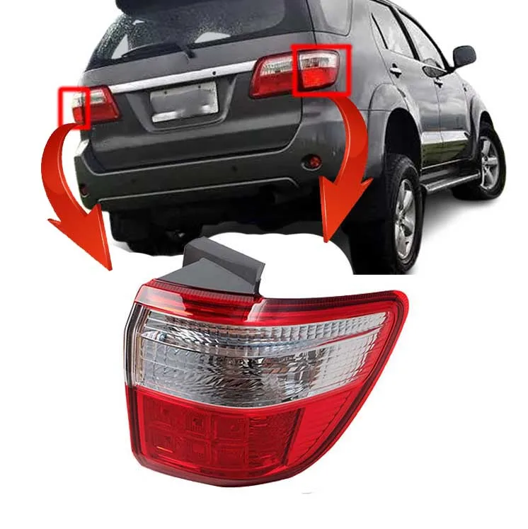 car accessories Rear Lamp outer Tail Lamp Taillight for Toyota Fortuner 2009 2010 2011 accessories body kit