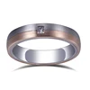 Bague en or 9 carats avec diamant de laboratoire