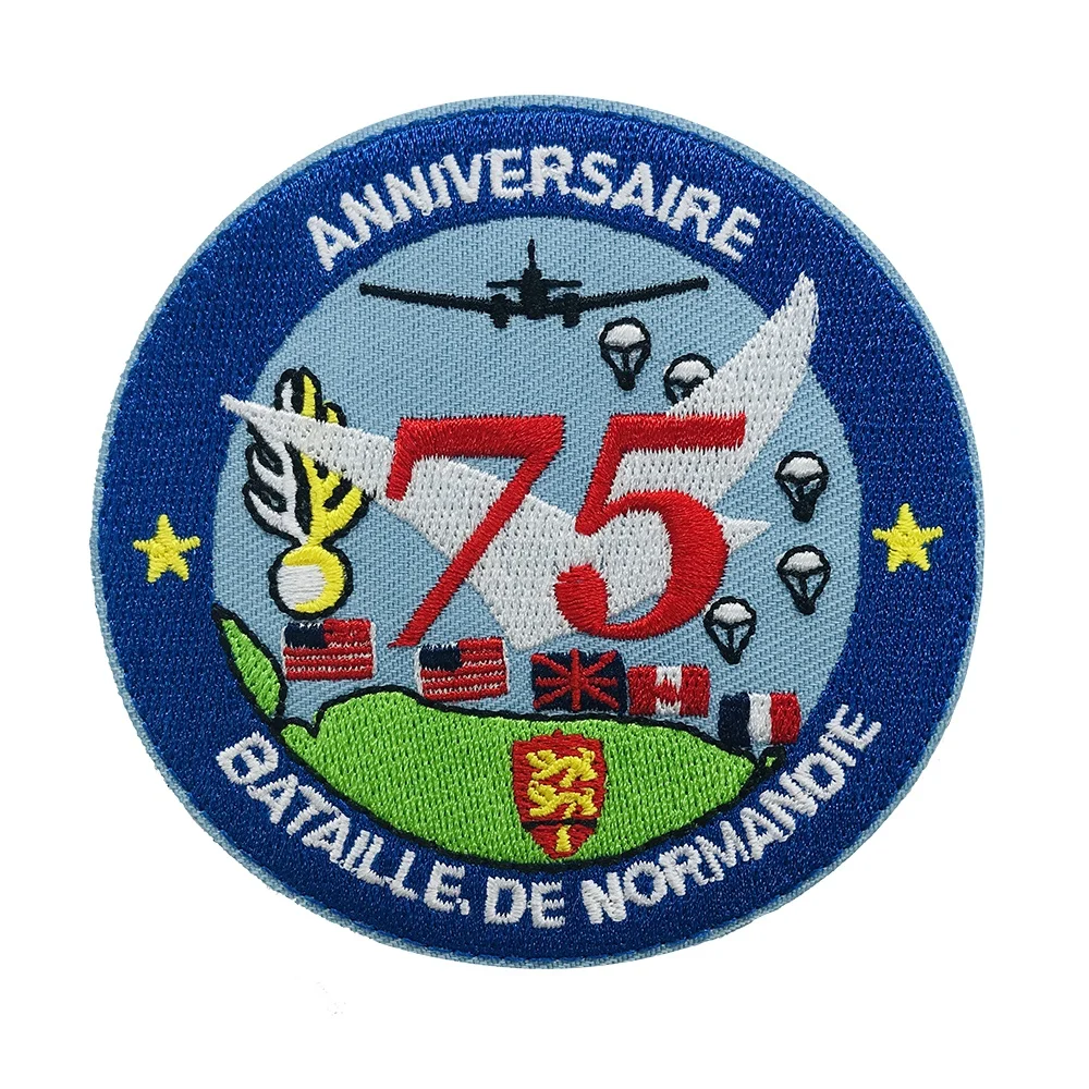 Пользовательский бренд 3D вышивка патч с логотипом ткани значки