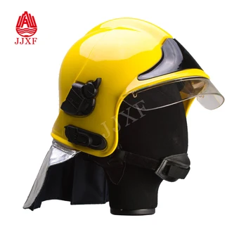 Leather Firefighter Helmet with Visor for Safety OEM | Wholesale