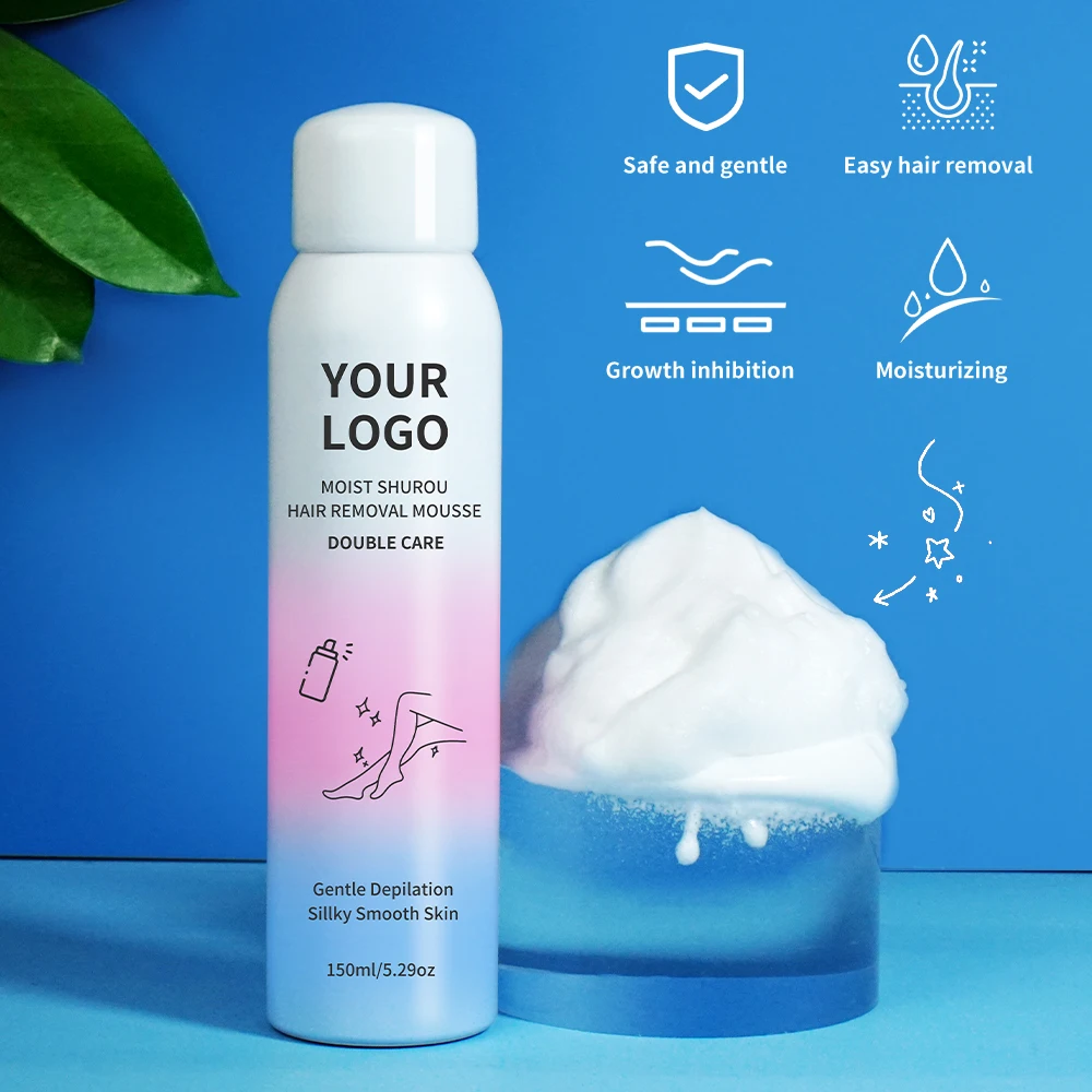 OEM Фирменная этикетка пенопластовые депиляторы для женщин и мужчин крем удаления волос Тело постоянное удаление