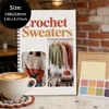 Pull terreux aux tons chauds, style crochet anglais
