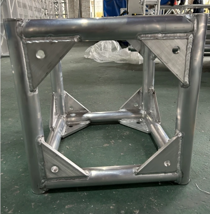 product stage lighting aluminum bolt truss 6 way corner for stage display truss-7