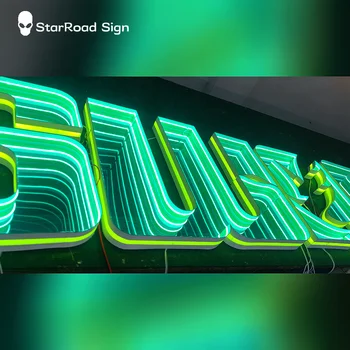 China Suppliers Outdoor Waterproof Led Business Sign For Nightclub Infinity Sign