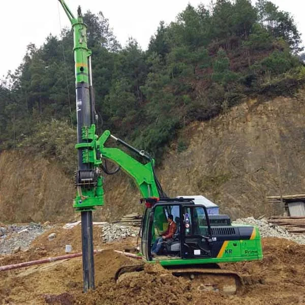Customized Top Drive Excavator Attachment Transform It to Be Rotary Drilling Rig