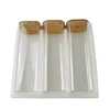 Transparent  3pcs square set