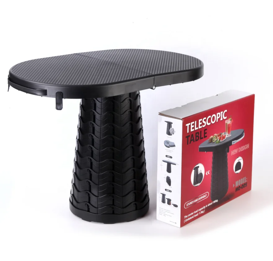 Outdoor Simple Design Lazy Plastic Telescopic Desk Portable Laptop