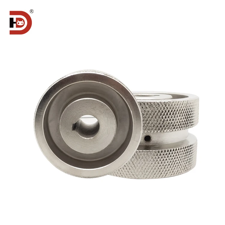 80 * 48mm Aluminum Head Wheel Translation Machine Belt Drive Guide Wheel Nylon Wear-resistant 60 * 48 Active Driven Wheel manufacture