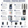Logo customization options