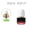 20ml red wine bottle-gold spray head+yunshang white cover