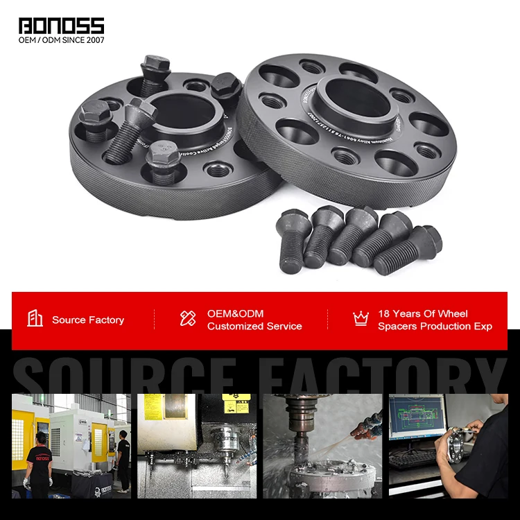 Source Factory OEM&ODM Forged  AL6061-T6 Wheel Spacers 5x114.3 Adaptor for Honda for Toyota for Lexus for Nissan for Ford