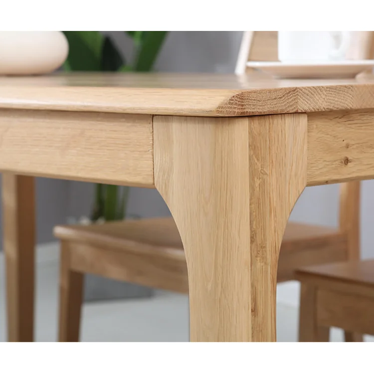 Modern Solid Wood Dining Table and Chair Dining Room Furniture Set
