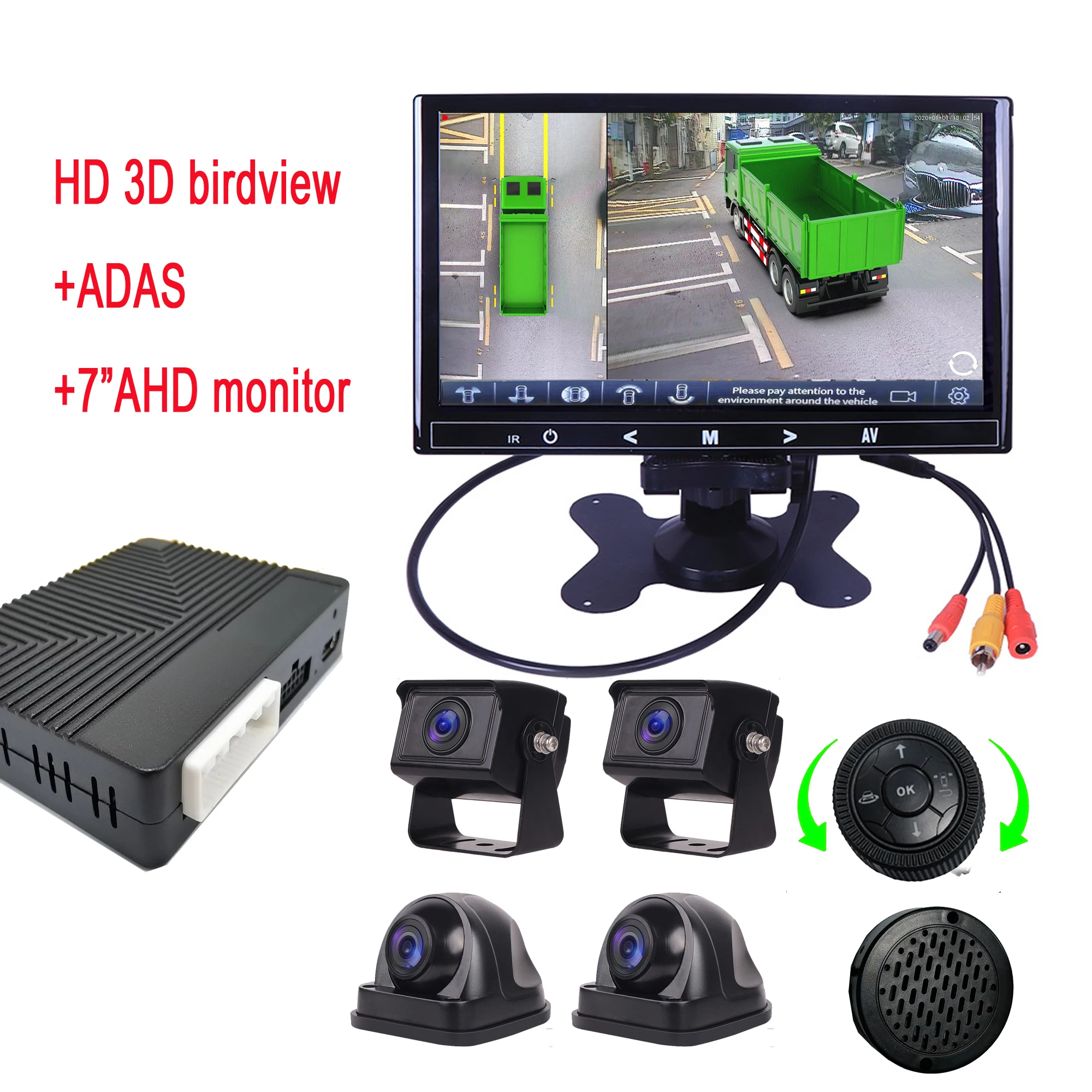 Weivision AHD 3D/2D 1080P 360 Bird View Panorama System