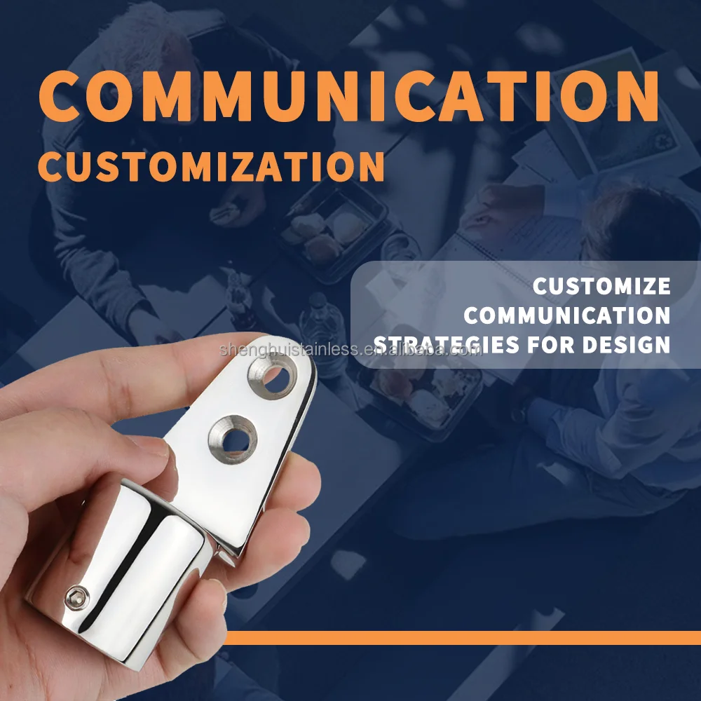 product customized hardware parts 316 stainless steel marine hardware awning accessories bimini top cap yacht parts bimini top fittings-2