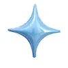 26-Inch four-pointed star, pearlescent blue