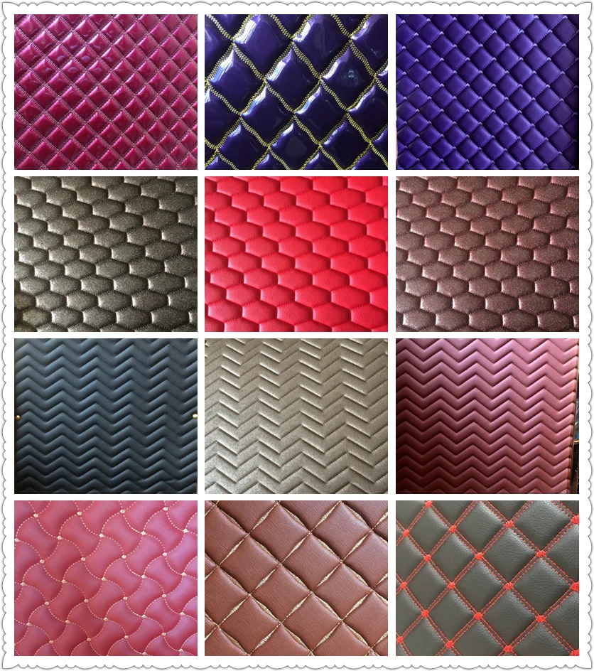2020 Custom Luxury Xpe Leather 3d 5d Carpet Car Floor Mat Material Roll