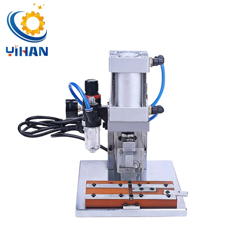 Adjustable IDC Flat Cable Connector Crimping Machine 2P to 64P Cable Ribbon Cable Pneumatic Yihan YH-64P Semi-Automatic ODM