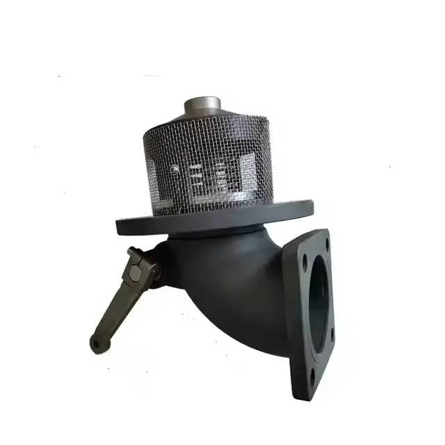 Aluminum Alloy Square Flange Type Manual Emergency  Bottom for Tank Truck