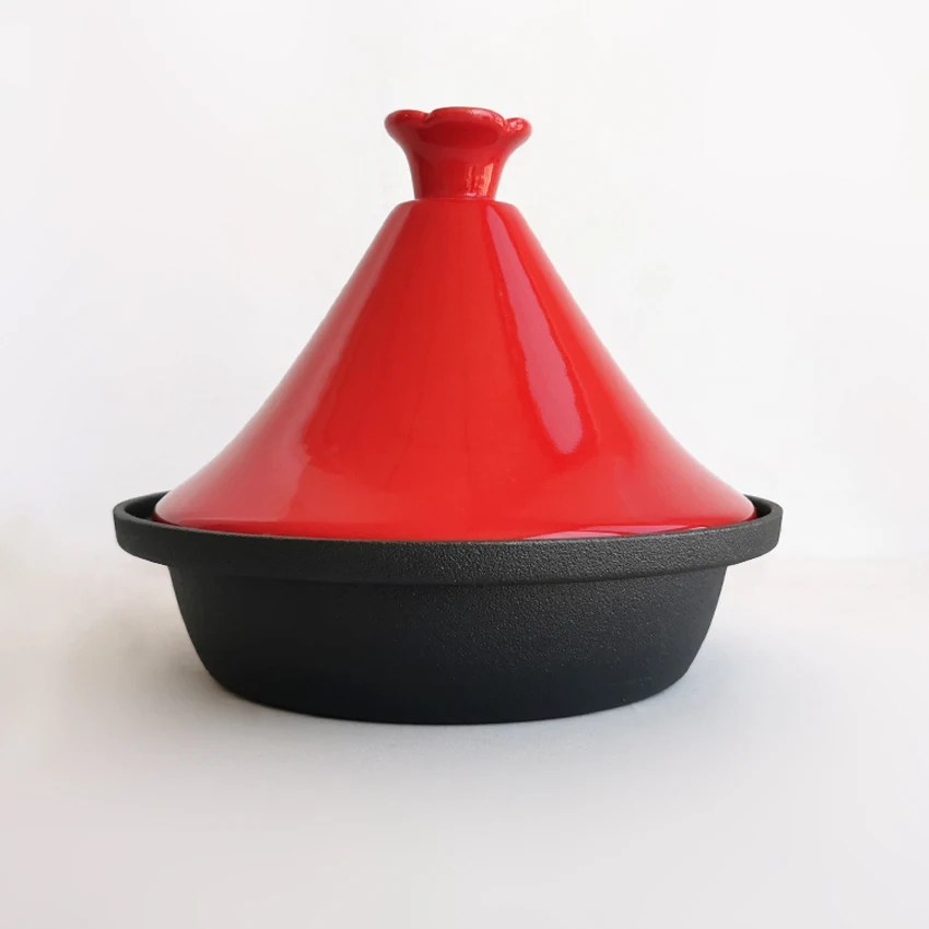 モロッコタジン鍋 タジン料理 タジン鍋 七面鳥鍋 25.5cm 鋳鉄製タジン