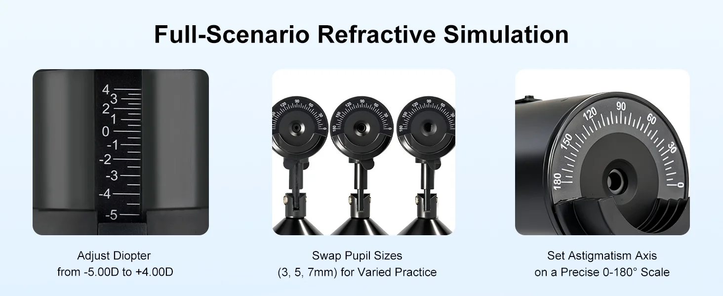 Retinoscopy Simulation Equipment Optical Instruments For Medical Refractive Inspection Practice Eye Glasses