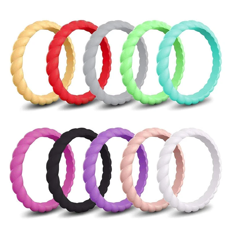 Alibaba.com: Custom Multi-Color Twist Finger Ring, Hypoallergenic ...