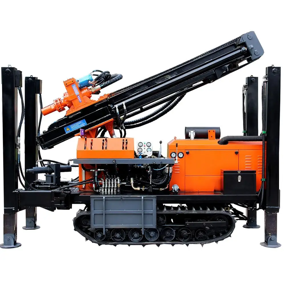 
 China made good quality 180m depth water bore well drilling rig bore hole water borehole drilling