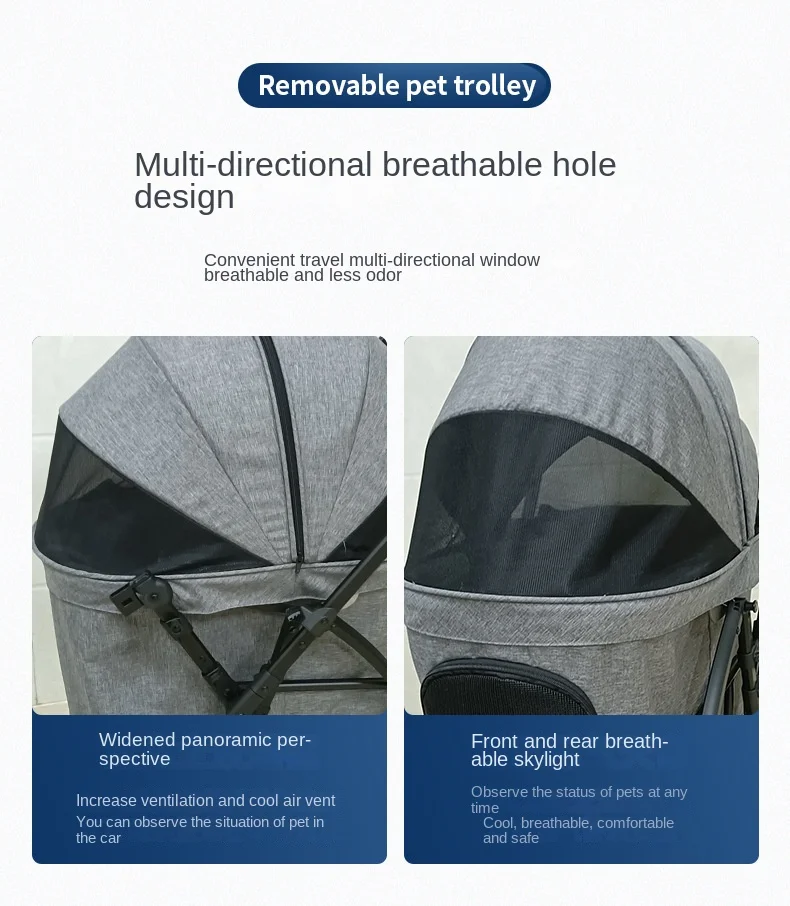 Double Direction Folding Dog Travel Carrier Collapsible Twoway Pet