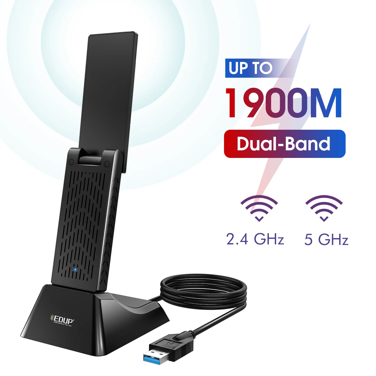 EDUP High Speed 1900Mbps Wireless Network Card Realtek RTL8814  USB  Wifi Adapter