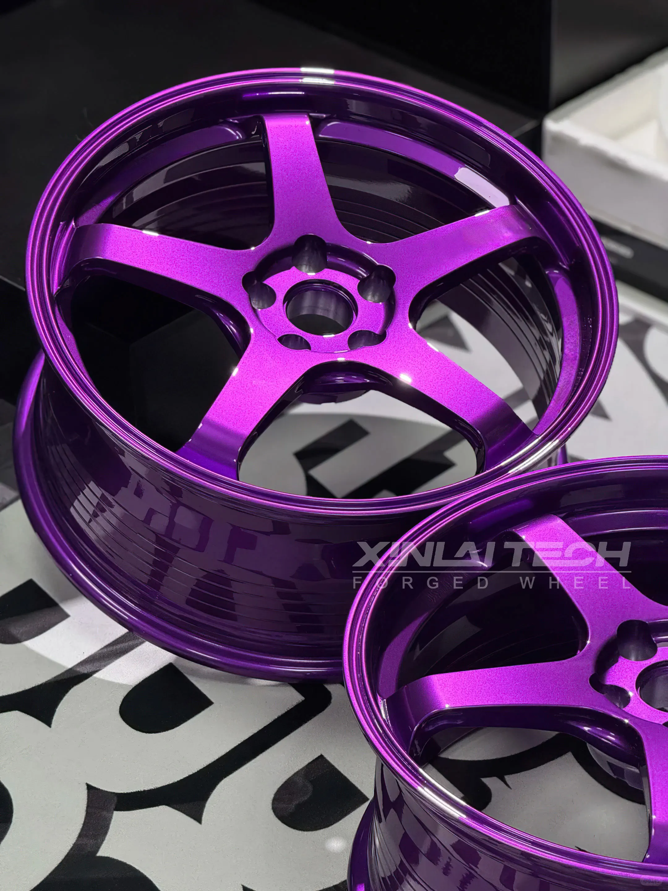 XL 1-piece Monoblock Deep Concave Forged Wheel Custom Wheels 5x120 5x112 5x114.3 4x100 Jdm Racing Car Wheel for Honda Civic - Image 4