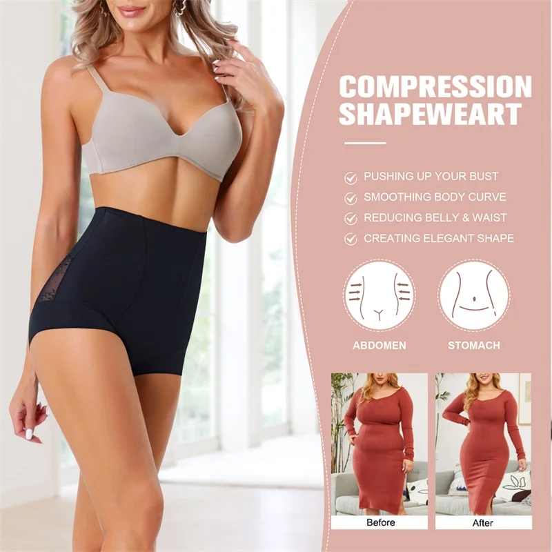 Wholesale Plus Size Full Body Slim Shorts Butt Lift Shapewear Tummy Control Panty Underwear High Waist Trainer Shaper manufacture