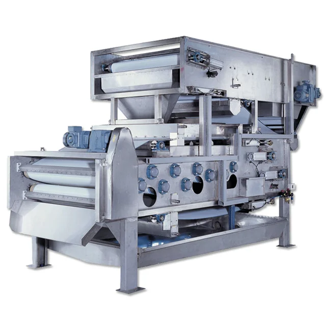 New Listing High pressure belt sludge dewatering machine sludge filter press water treatment machine